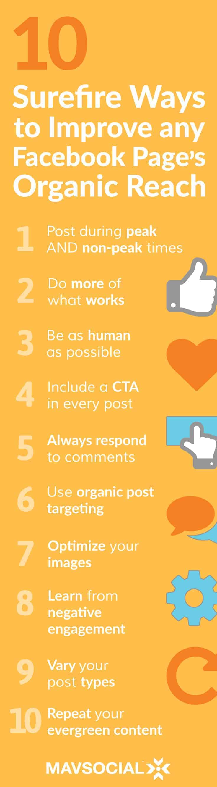 10 ways to improve organic reach on Facebook