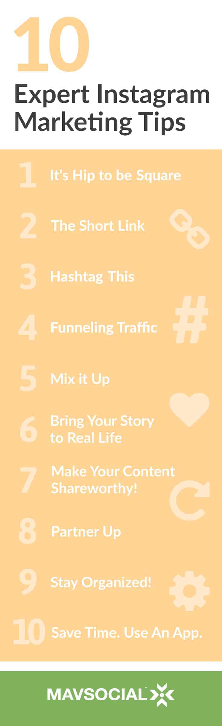 Expert Instagram Marketing Tips Infographic