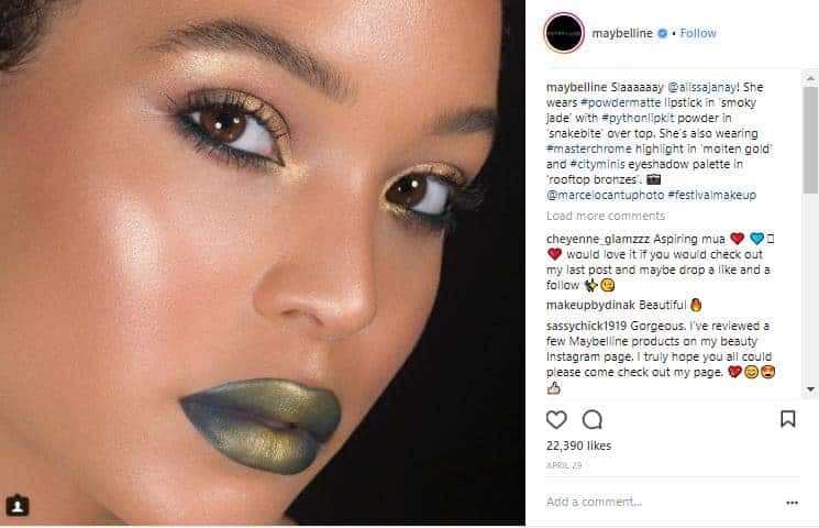 Maybelline Instagram Hashtags