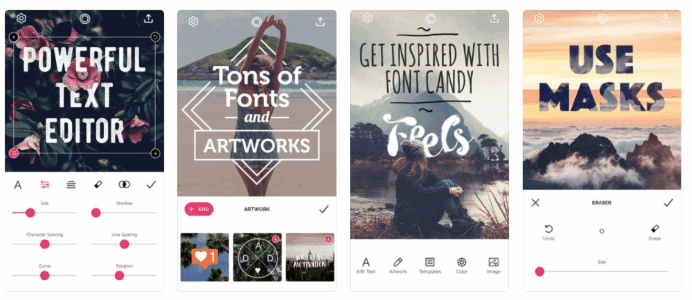 font-candy-photo-editing-app