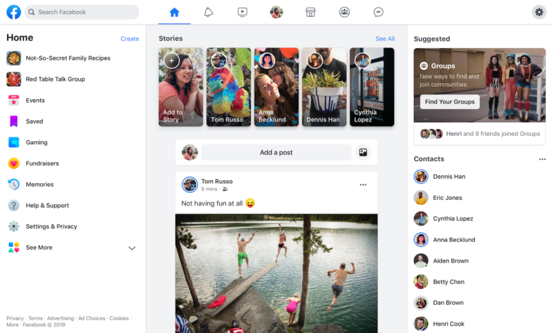 Social Media News Updates Stories May 2019 Facebook Newsfeed