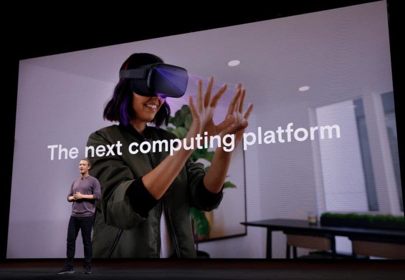 Mark Zuckerberg Keynote Speaking on Hands Free VR Virtual Reality Facebook Updates
