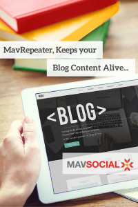 MavRepeater, Social media publishing tool, Social media tool, Mavsocial, Content Management