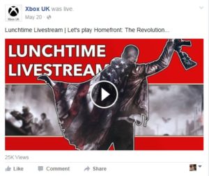 live streaming strategy for Xbox