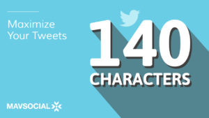 how to maximize all 140 characters in twitter