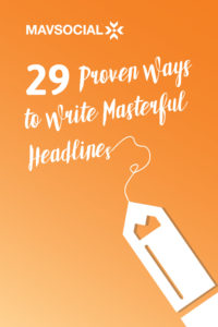 29 ways to write better headlines