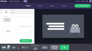 Biteable video editor