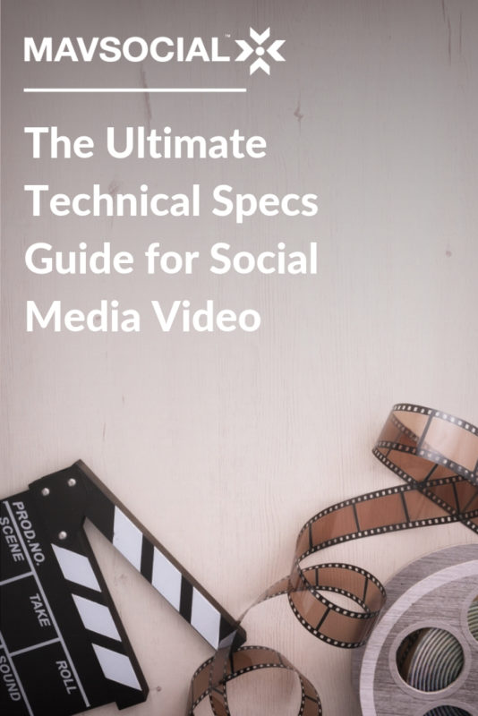 Social Media Video Specs Guide Pinterest Cover
