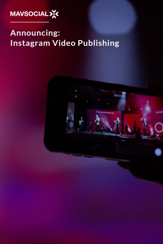 Instagram Video Publishing