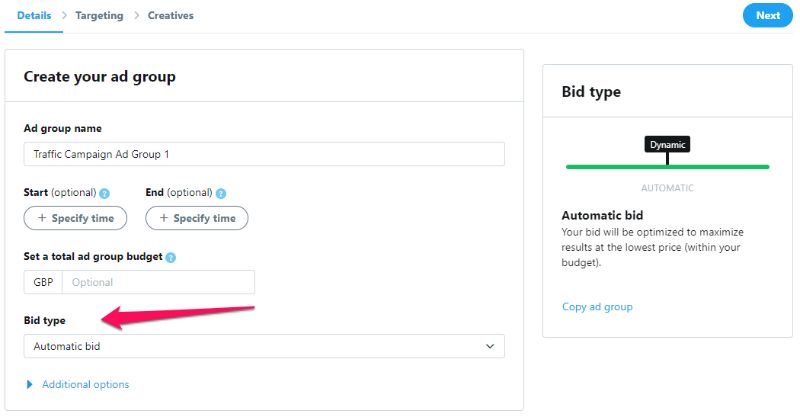 Twitter Ads Guide 2019 Types of Twitter Ads Eligibility Automatic Bidding