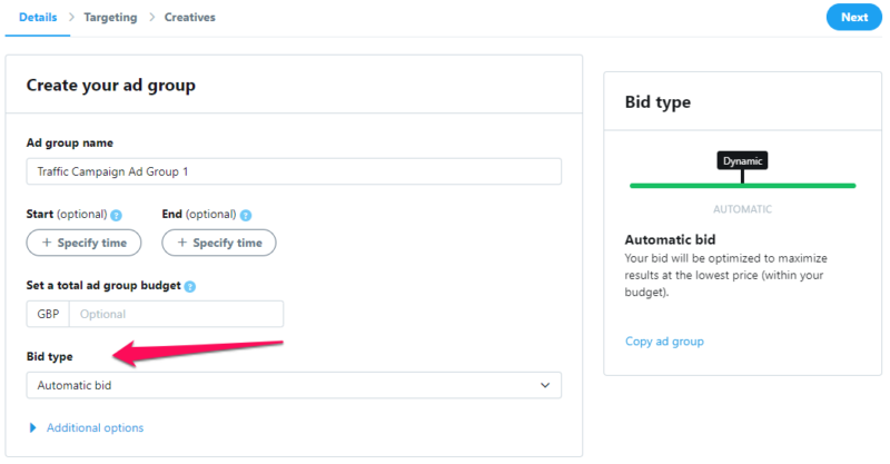 Twitter Ads Guide 2019 Types of Twitter Ads Eligibility Automatic Bidding