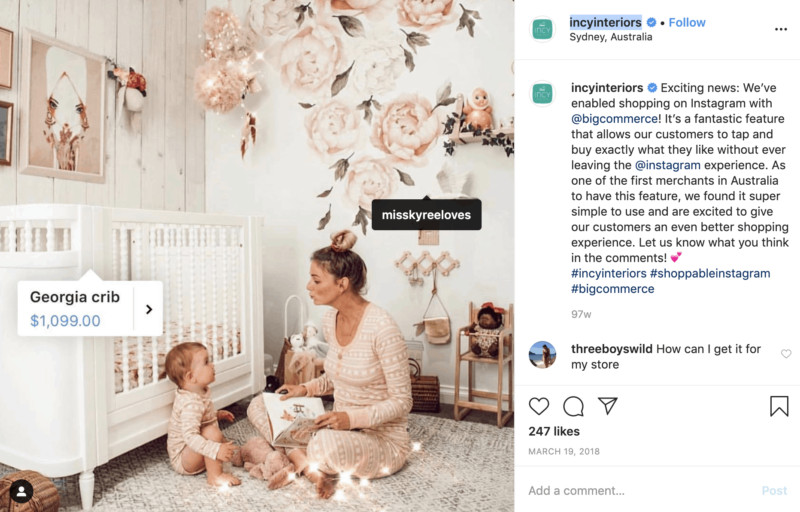 Instagram business tagging products to sell on social media