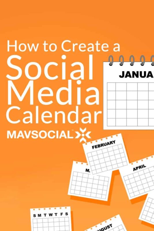 How to Create a Social Media Calendar Cover Pinterest