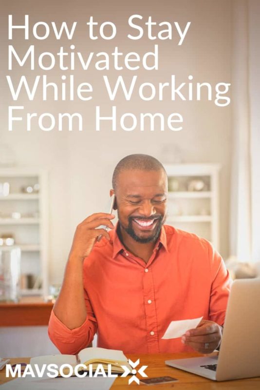 How to Stay Motivated Working From Home Pinterest Cover