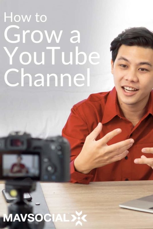 How to Grow a YouTube Channel Pinterest Cover