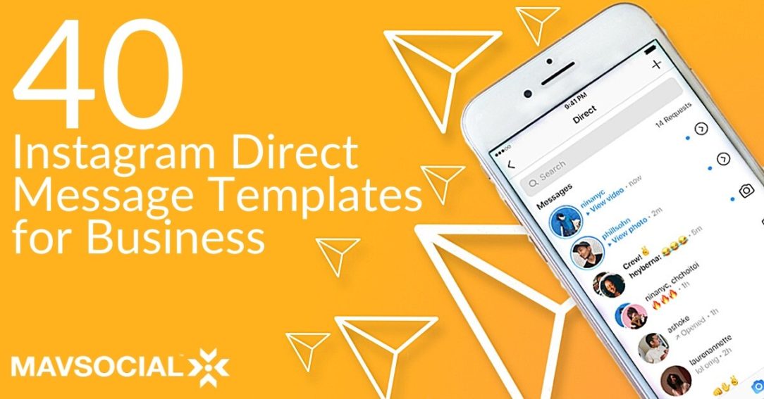 40 Instagram Direct Message Templates for Your Business MavSocial