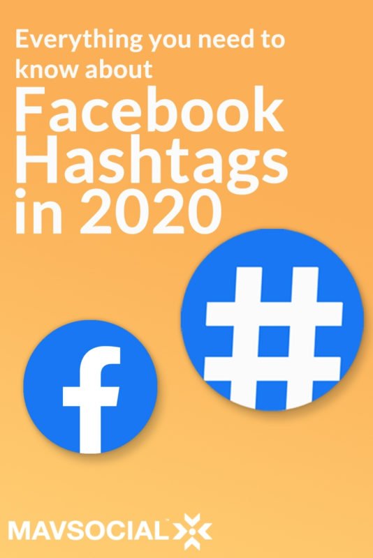 Facebook Hashtags 2020 Pinterest Cover Image