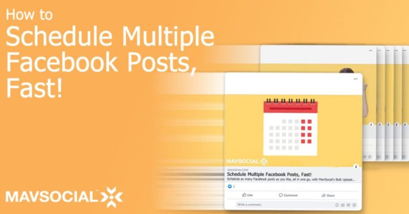 How to Schedule Multiple Posts on Facebook, Fast!