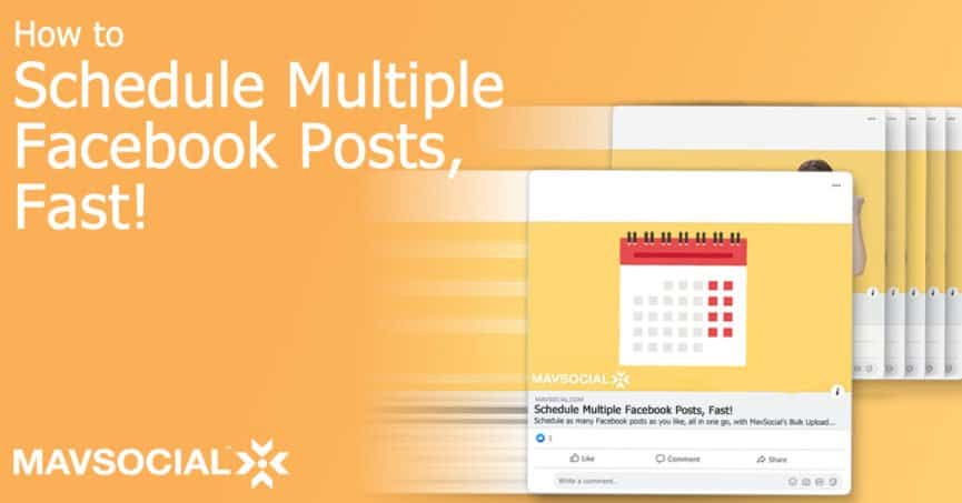 How to Schedule Multiple Posts on Facebook, Fast!